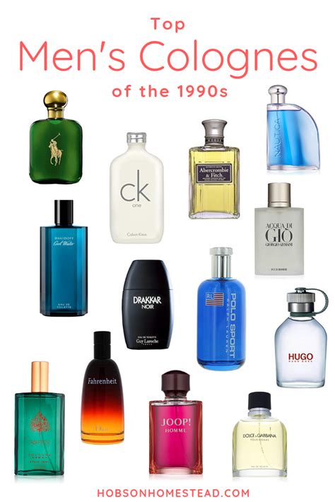 80s and 90s cologne for men.